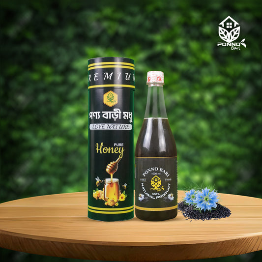 প্রাকৃতিক কালোজিরা ফুলের খাঁটি মধু ১ কেজি